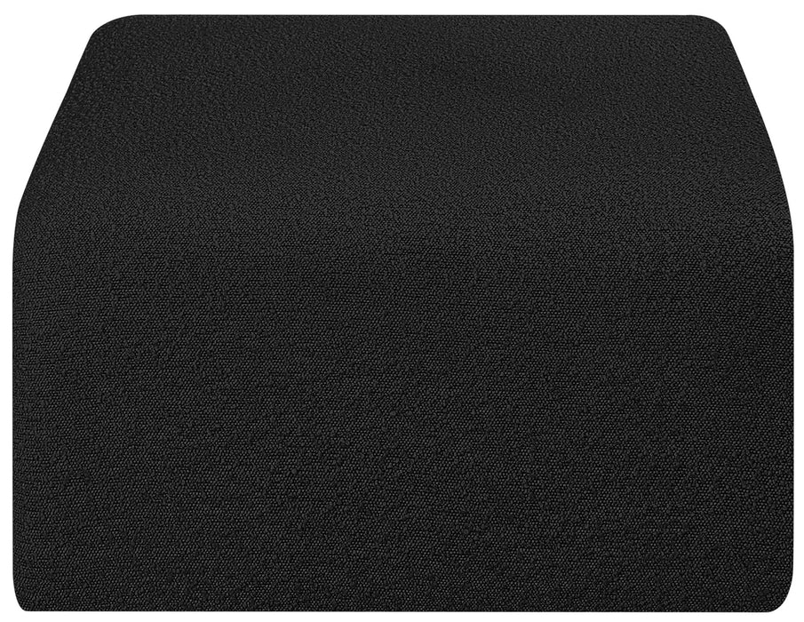 Arc - Boucle Fabric Ottoman