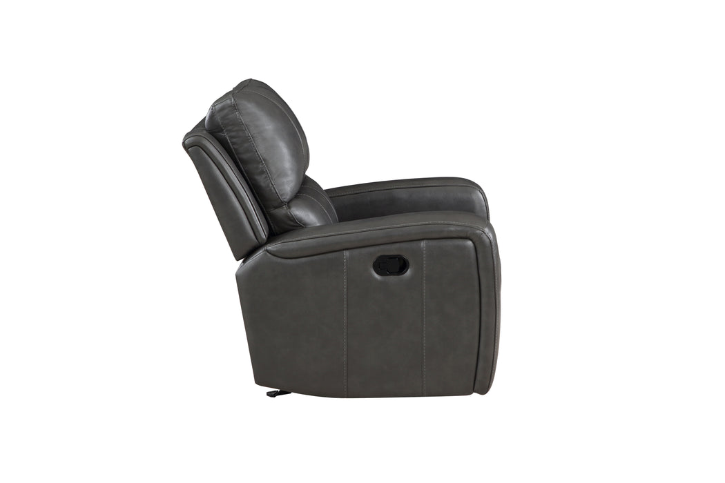 Linton - Leather Glider Recliner With Power Footrest