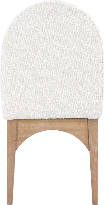 Waldorf - Boucle Dining Side Chair With Natural Legs