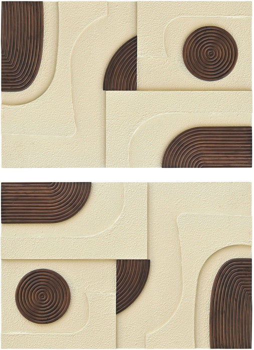 Element - Mango Wood 2 Piece Wall Art