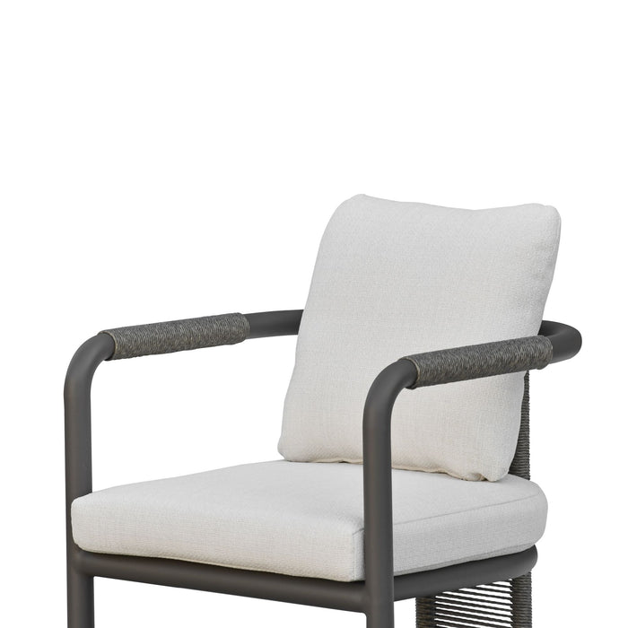 Dorado - Outdoor Dining Chair (Set of 2) - Off-White / Gray