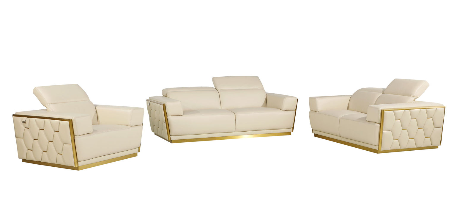 1111 - Leather Living Room Set