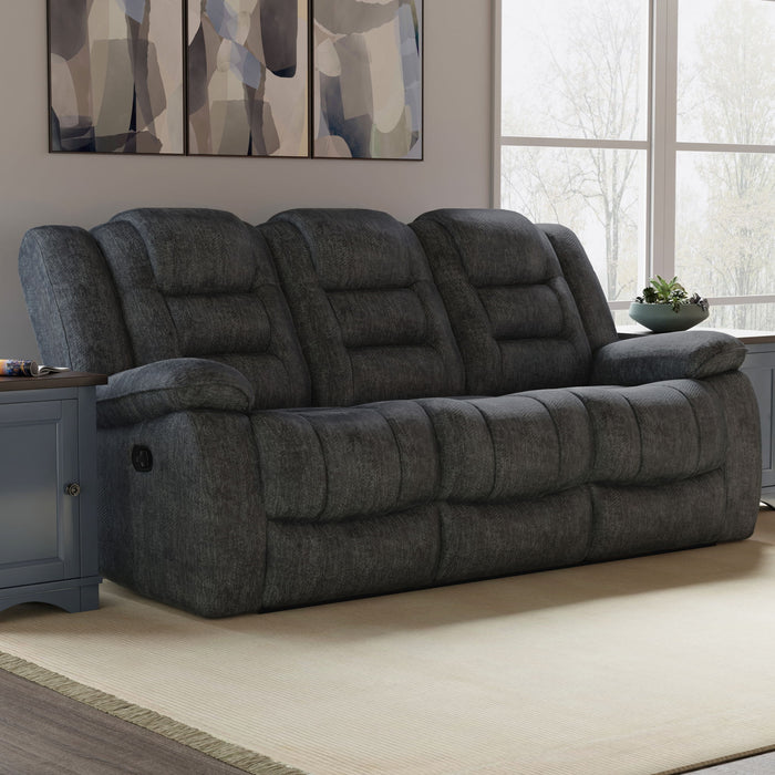 Bolton - Manual Reclining Sofa - Misty Storm
