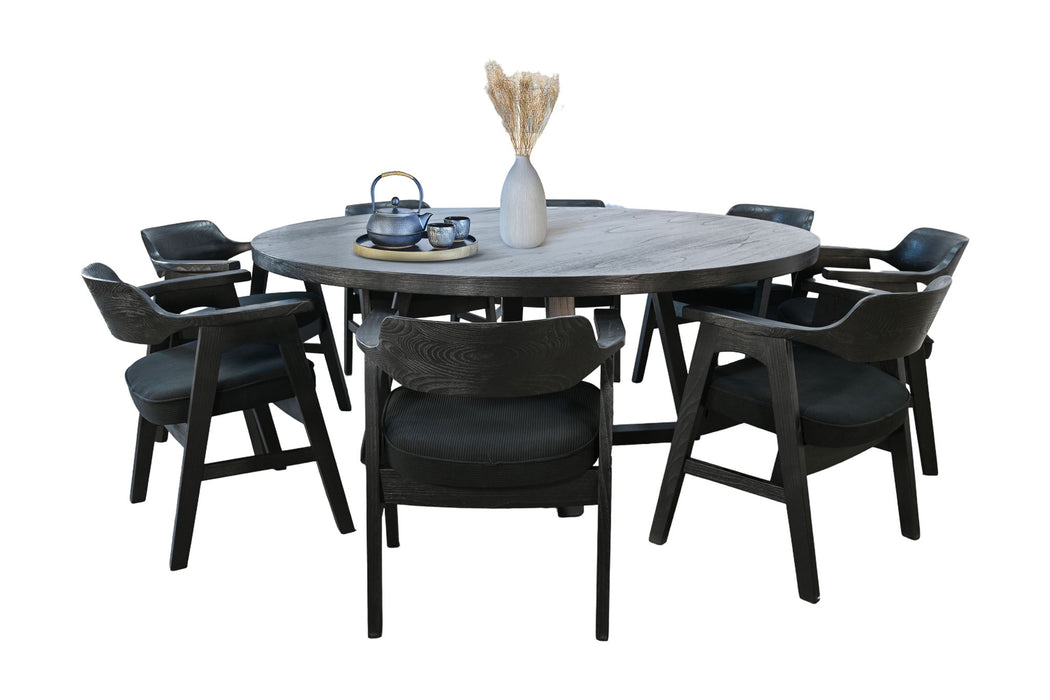 Mia - Round Wood Dining Room Set