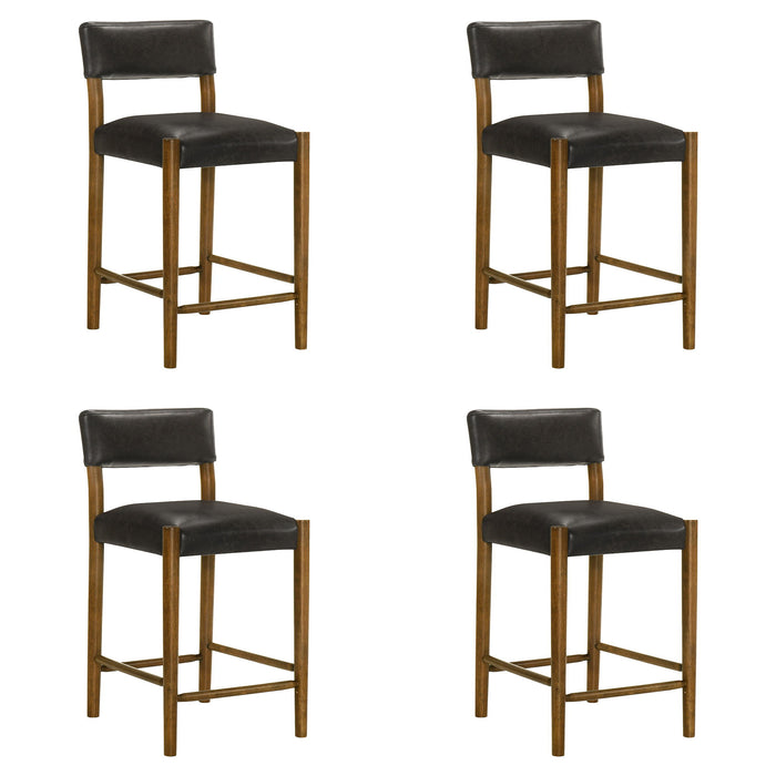 Bennet - Modern Wood Counter Height Kitchen Bar Stool