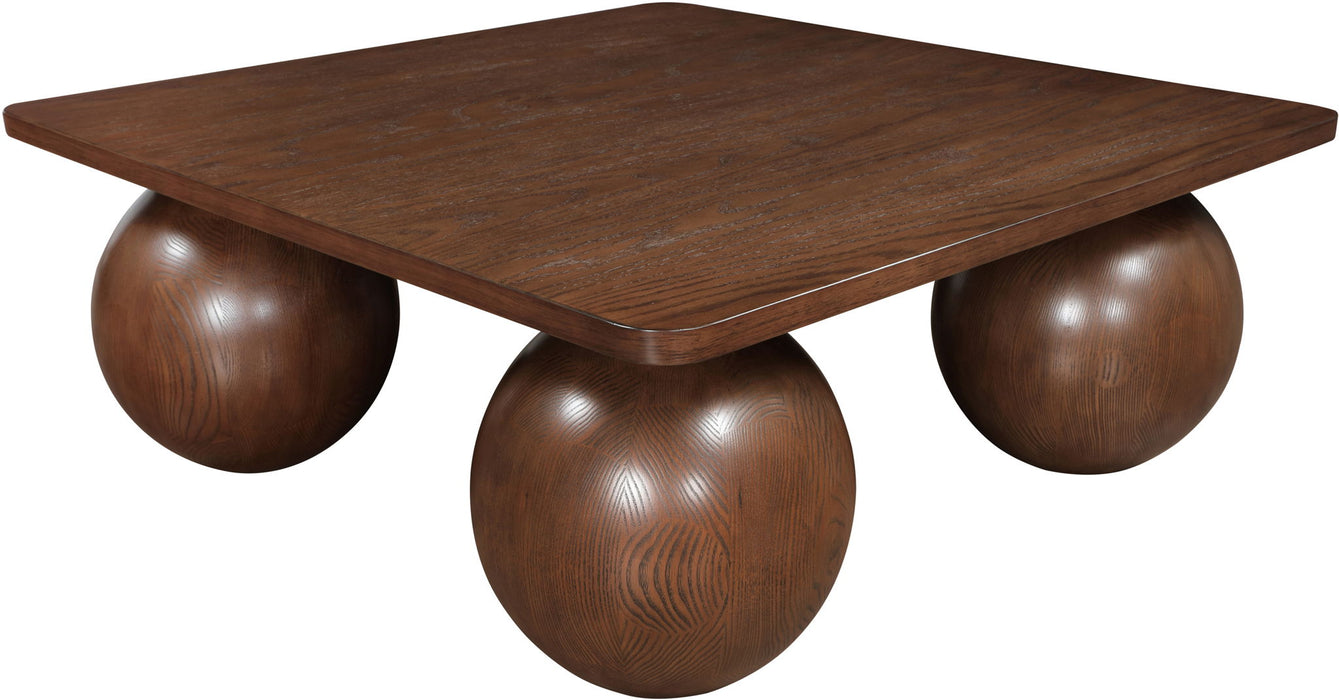 Fitch - Oak Veneer Coffee Table - 4 Legs
