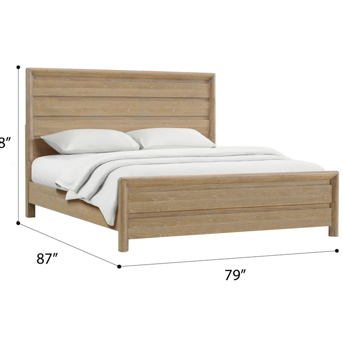 Pacific Grove - King Panel Bed - Sand Dune