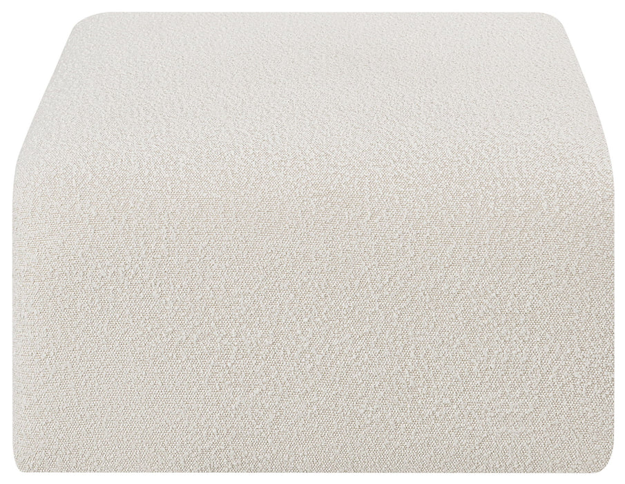 Arc - Boucle Fabric Ottoman