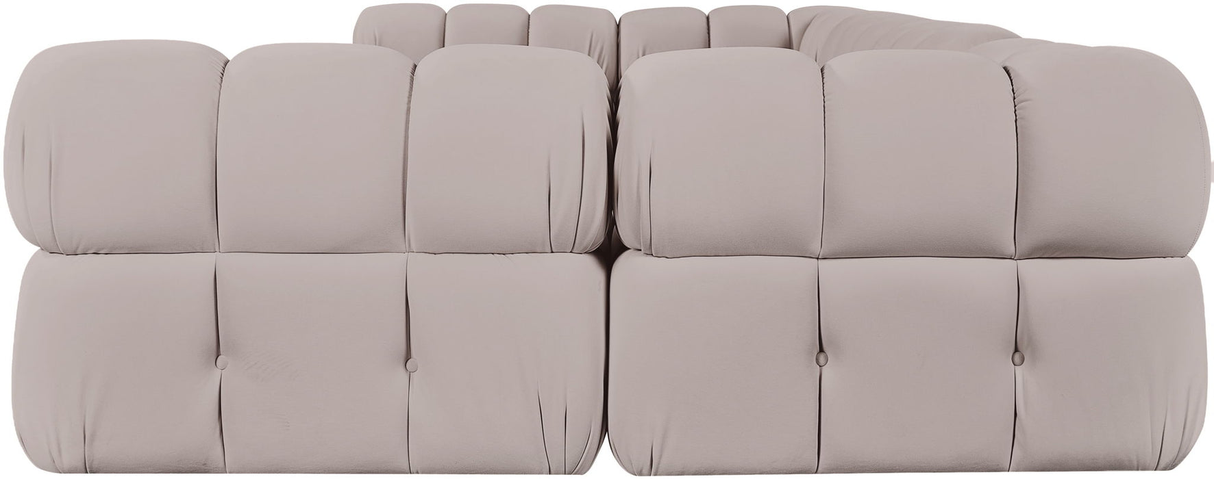 Orin - U-Shaped Velvet 6 Piece Modular Sectional