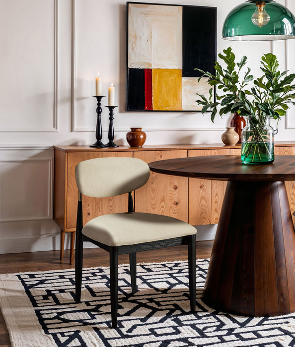 Riccio - Dining Side Chair (Set of 2) - Black And Gold Frame