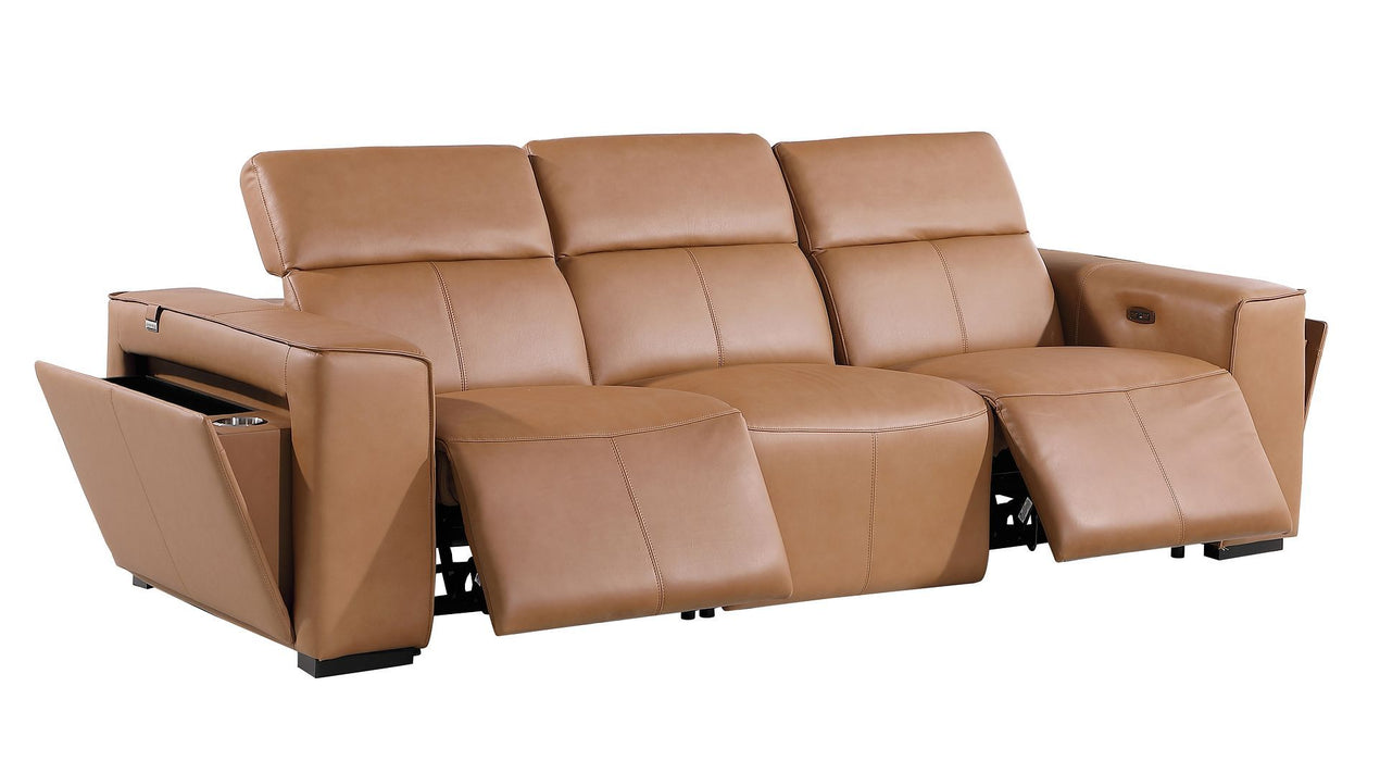 1224 - 3-Piece Modular Power Reclining Sofa In With 2 Power Recliners & Power Headrests