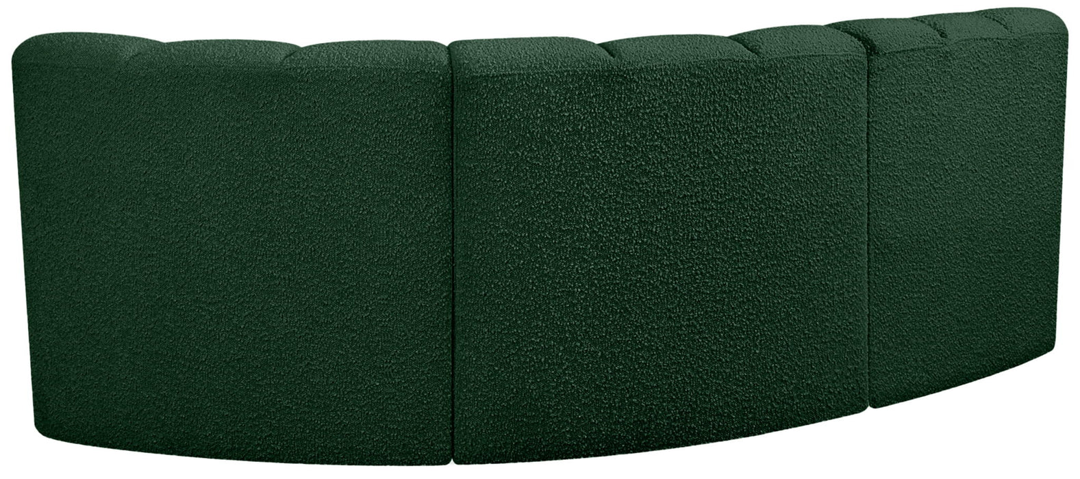 Arc - Boucle Fabric 3 Piece Sofa
