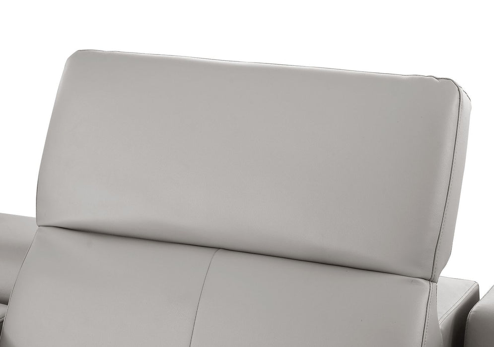 1208 - Leather Power Reclining Chair With Power Headrest