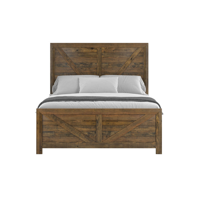 Pine Valley - Solid Wood Bed Kit - Caramel Brown - Wood