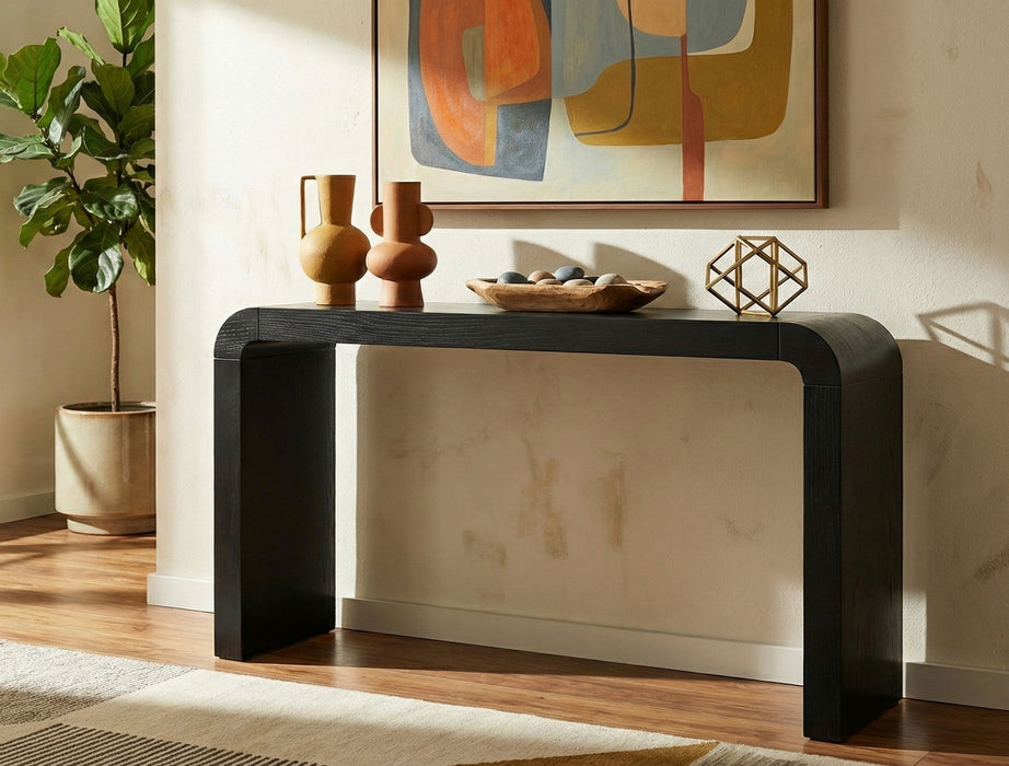 Toulon - Oak Veneer Console Table