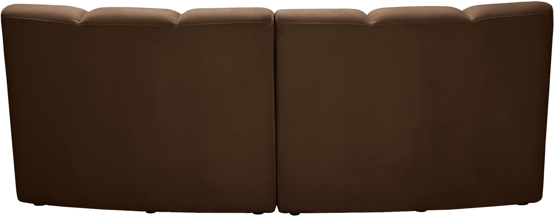 Infinity - 2 Piece Modular Sectional - Brown