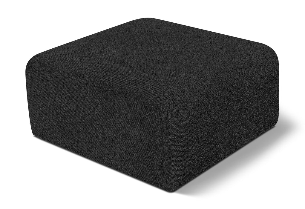 Arc - Boucle Fabric Ottoman