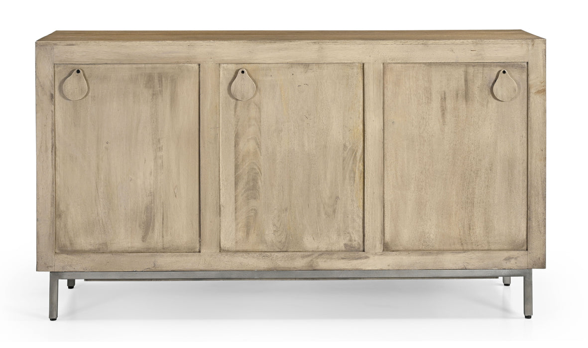 Cozad - Three Door Credenza - Aged Natural