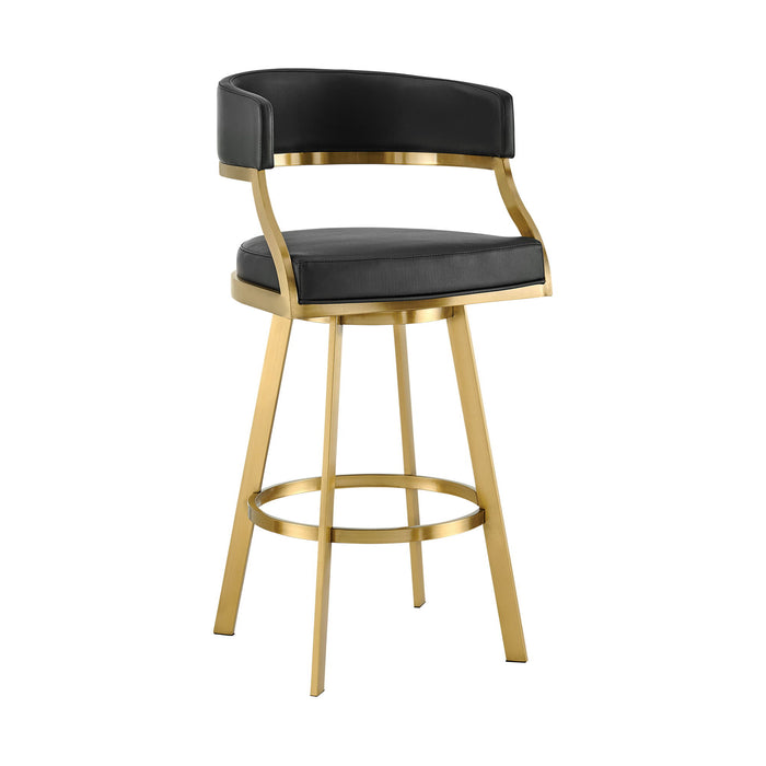 Saturn - Swivel Stool - Gold Legs