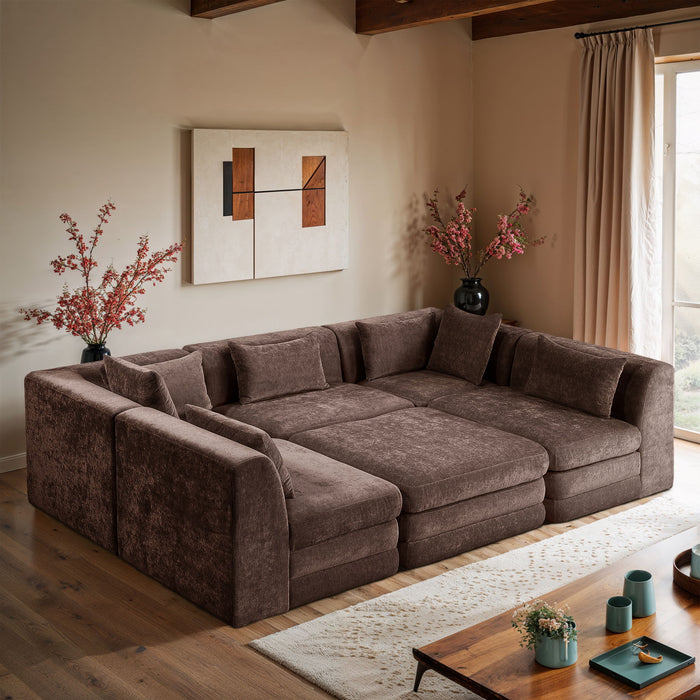 Stellar - 6 Piece Upholstered Modular Sectional