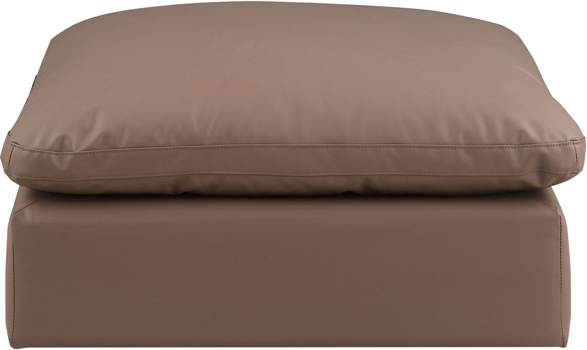 Comfy - Faux Leather Ottoman