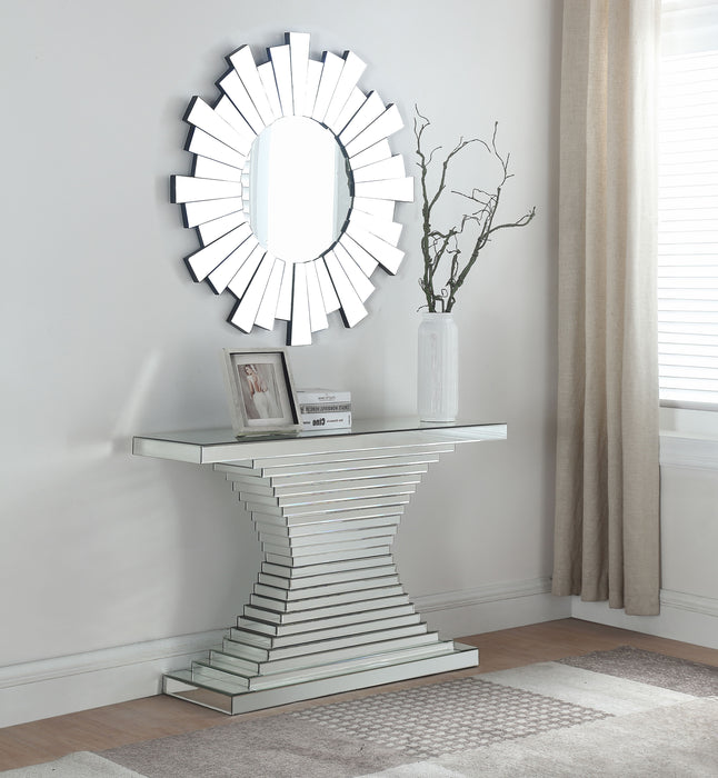 Nexus - Console Table - Pearl Silver