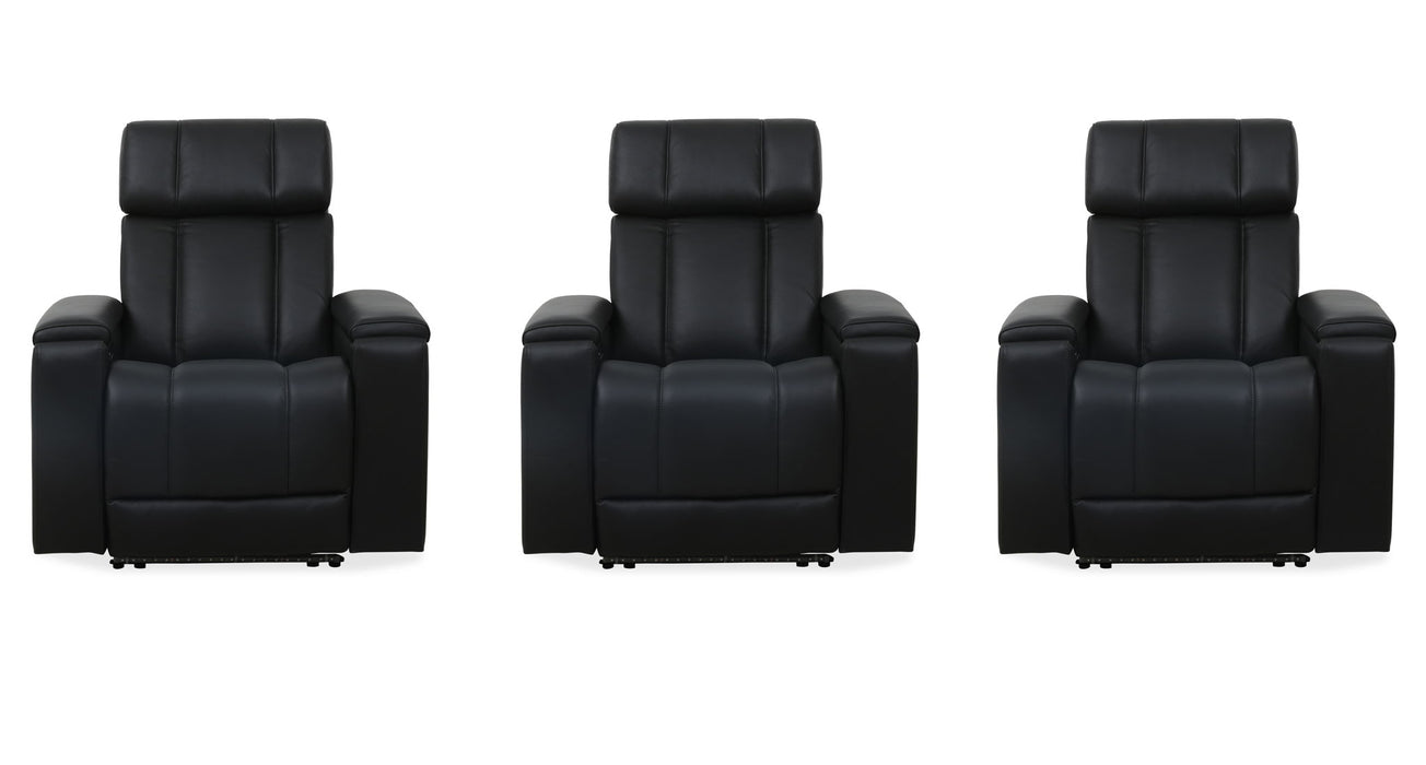 Phoenix - Zero Gravity Power 3 Seat Home Theater Seating With Immersive Audio P3