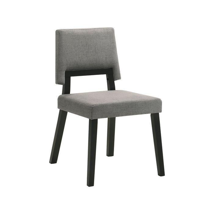 Channell - Dining Chair (Set of 2) - Black / Charcoal