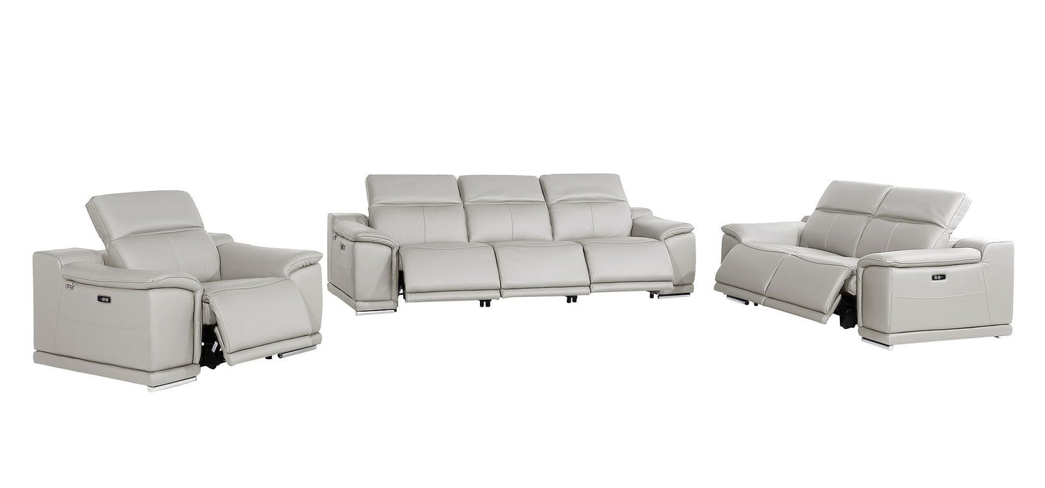 9762 - 6-Piece Modular Power Reclining Sofa, Loveseat And Chair Set With 6 Power Recliners In