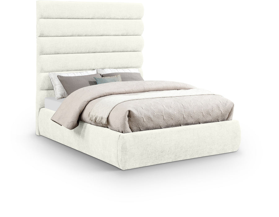 Adam - Chenille Fabric Bed With 70.5" Headboard