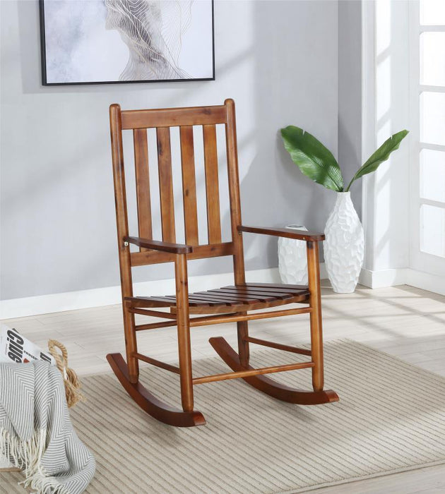 Annie - Slat Back Wooden Rocking Chair