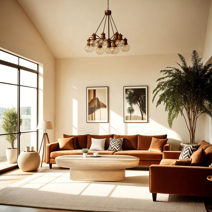 Tivoli - Indoor / Outdoor Coffee Table - Travertine Concrete