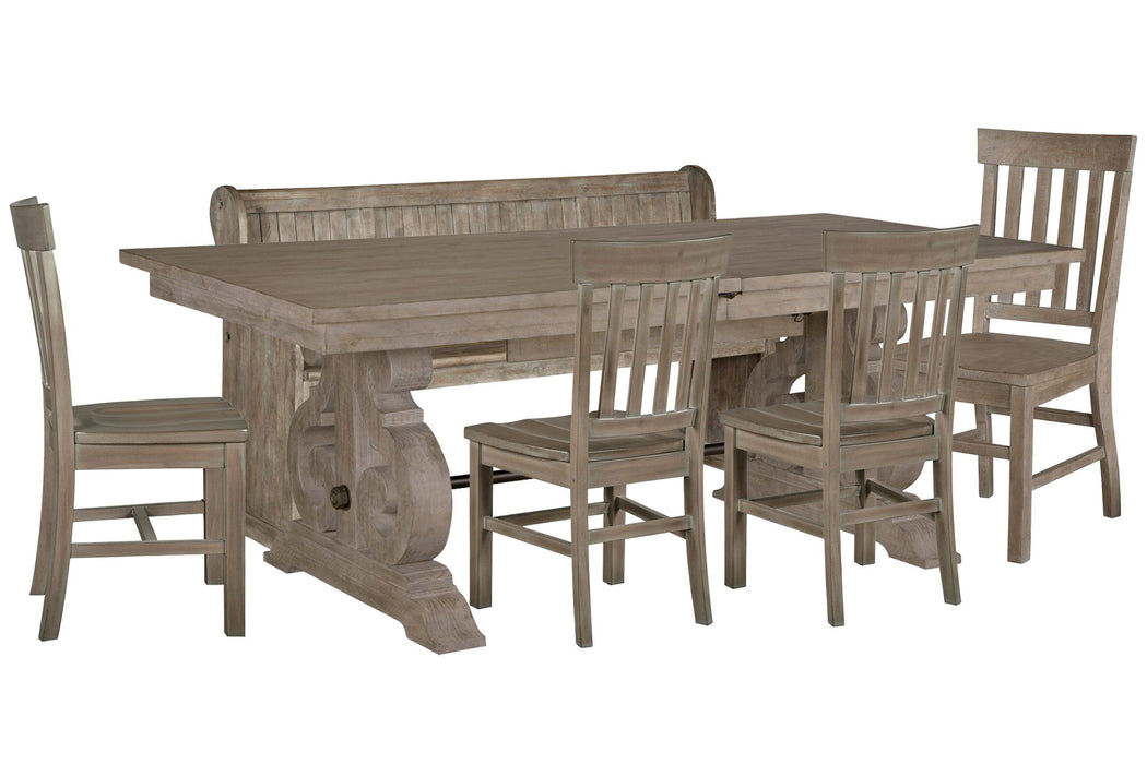 Tinley Park - Extendable Rectangular Dining Table Set