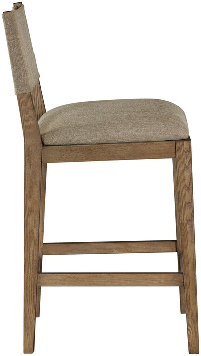 Avon - Linen Textured Performance Fabric Counter Stool