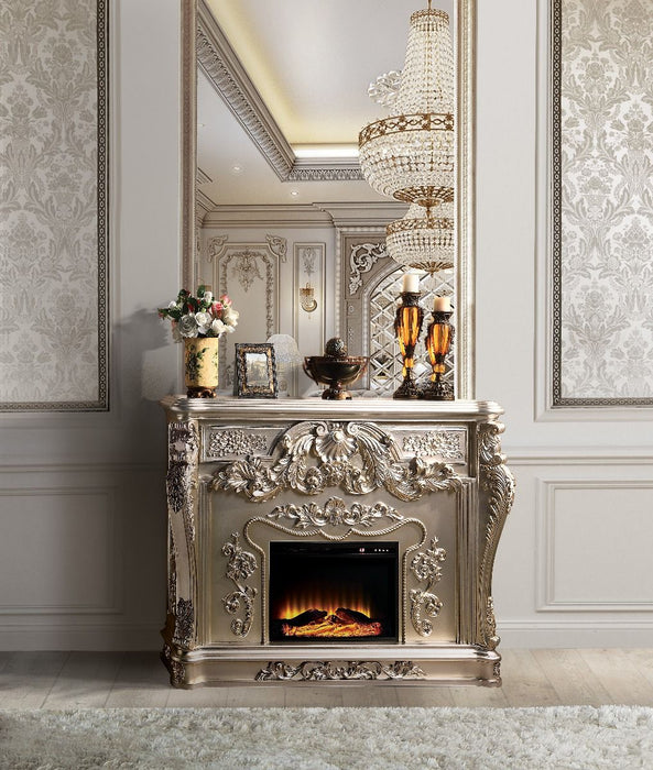Sorina - Fireplace - Antique Silver
