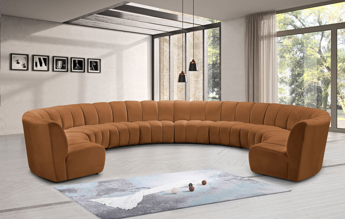 Infinity - 10 Piece Modular Sectional - Saddle