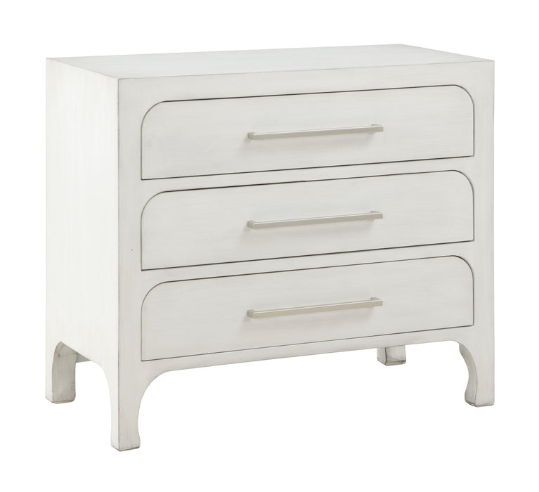 Oxford - Three Drawer Accent Chest - Burnished White