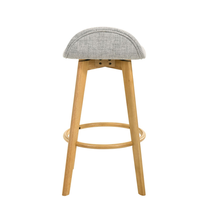 Vera - Upholstered Wood Counter Height Barstool
