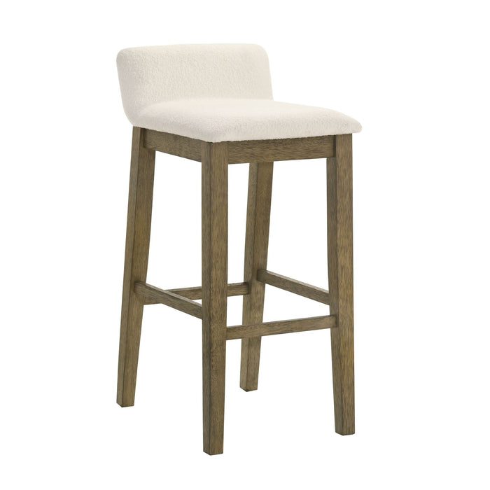 Annikah - Modern Transitional Wood Bar Height Kitchen Bar Stool