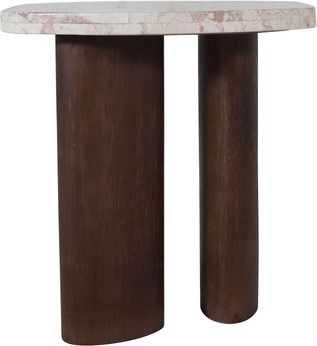 Puglia - Marble Top And Oak Wood Base Table