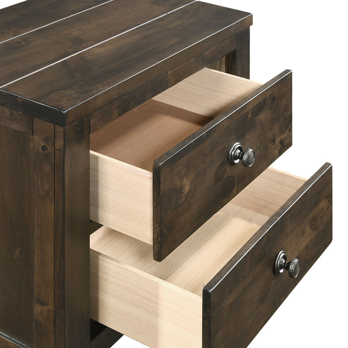 Blue Ridge - Nightstand - Rustic Gray