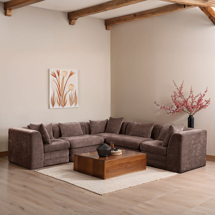 Stellar - 5 Piece Upholstered Modular Sectional