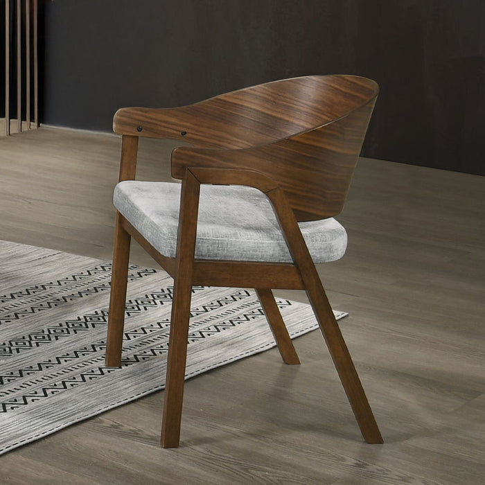 Hoyte - Arm Chair (Set of 2) - Walnut