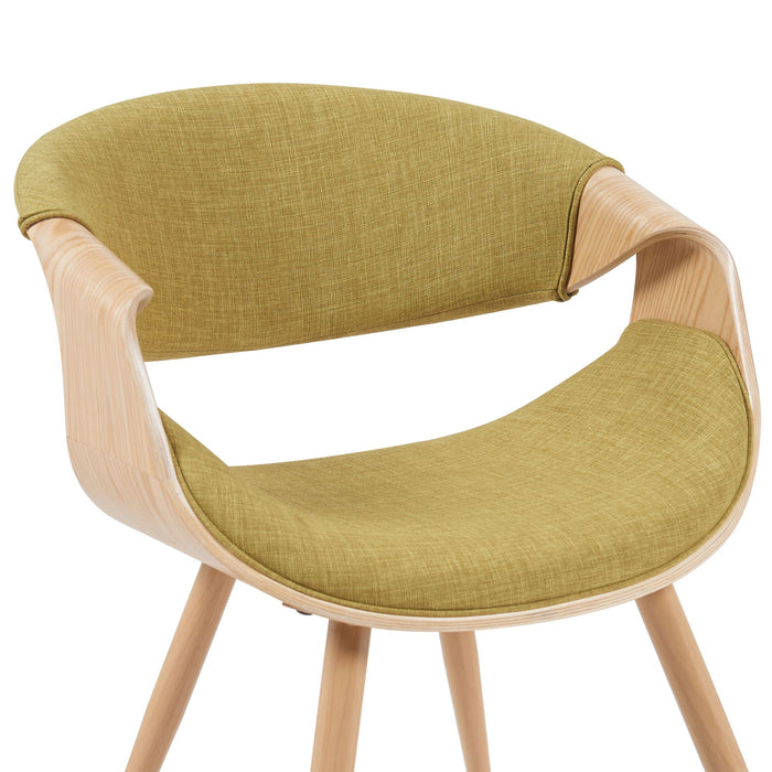 Butterfly - Upholstered Dining Chair - Brown Oak