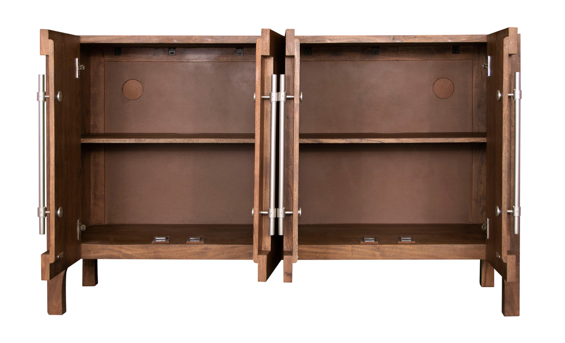 Lucas - Four Door Credenza - Cadence Brown