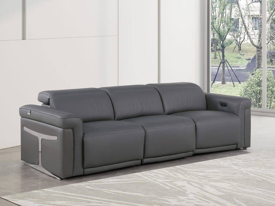 1126 - 3-Piece Modular Power Reclining Sofa In With 3 Power Recliners & Power Headrests
