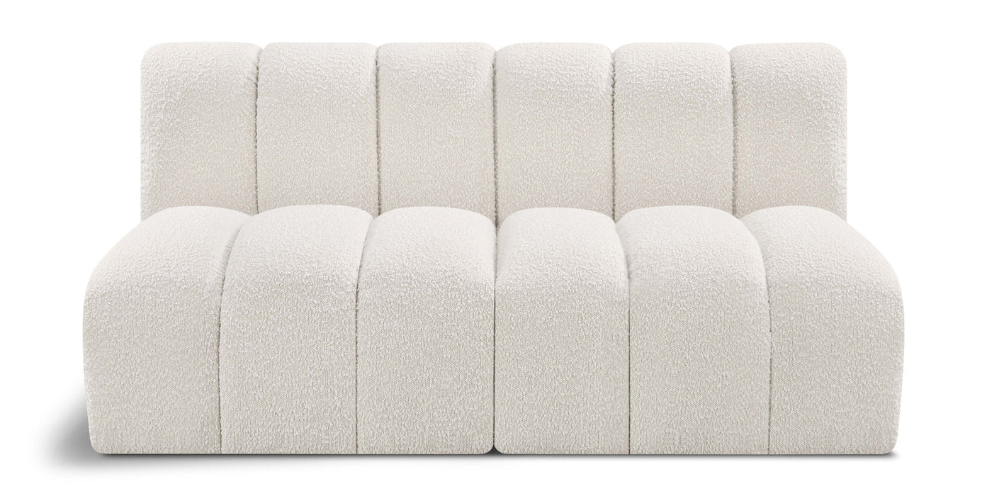 Arc - Boucle Fabric 2 Seats Modular Sofa