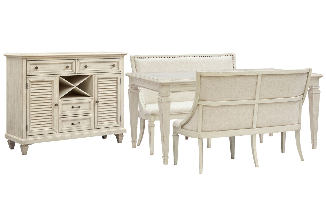 Newport - 4 Piece Extendable Rectangular Dining Table Set