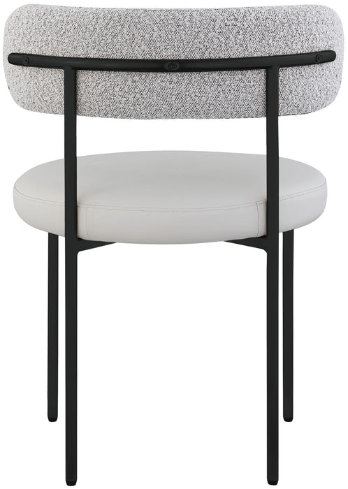 Beacon - Faux Leather Dining Chair With Black Legs (Set of 2)