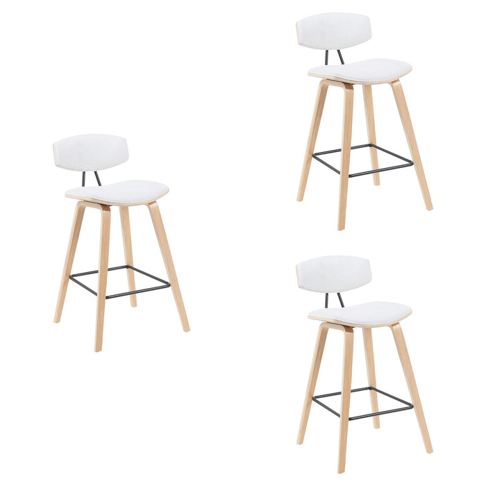 Fox - Swivel Counter Height Stool - Light Brown